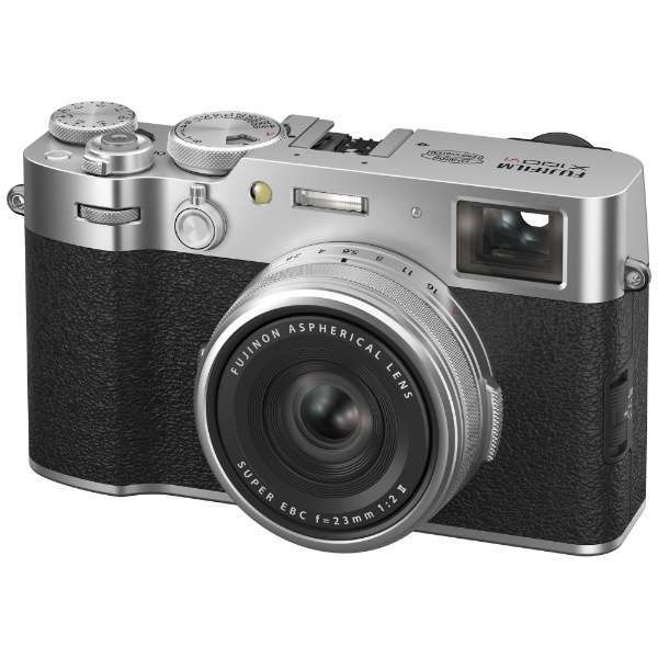 FUJIFILM「X100VI コンパクトデジタルカメラ シルバー」富士フィルム フジフィルム_イメージ