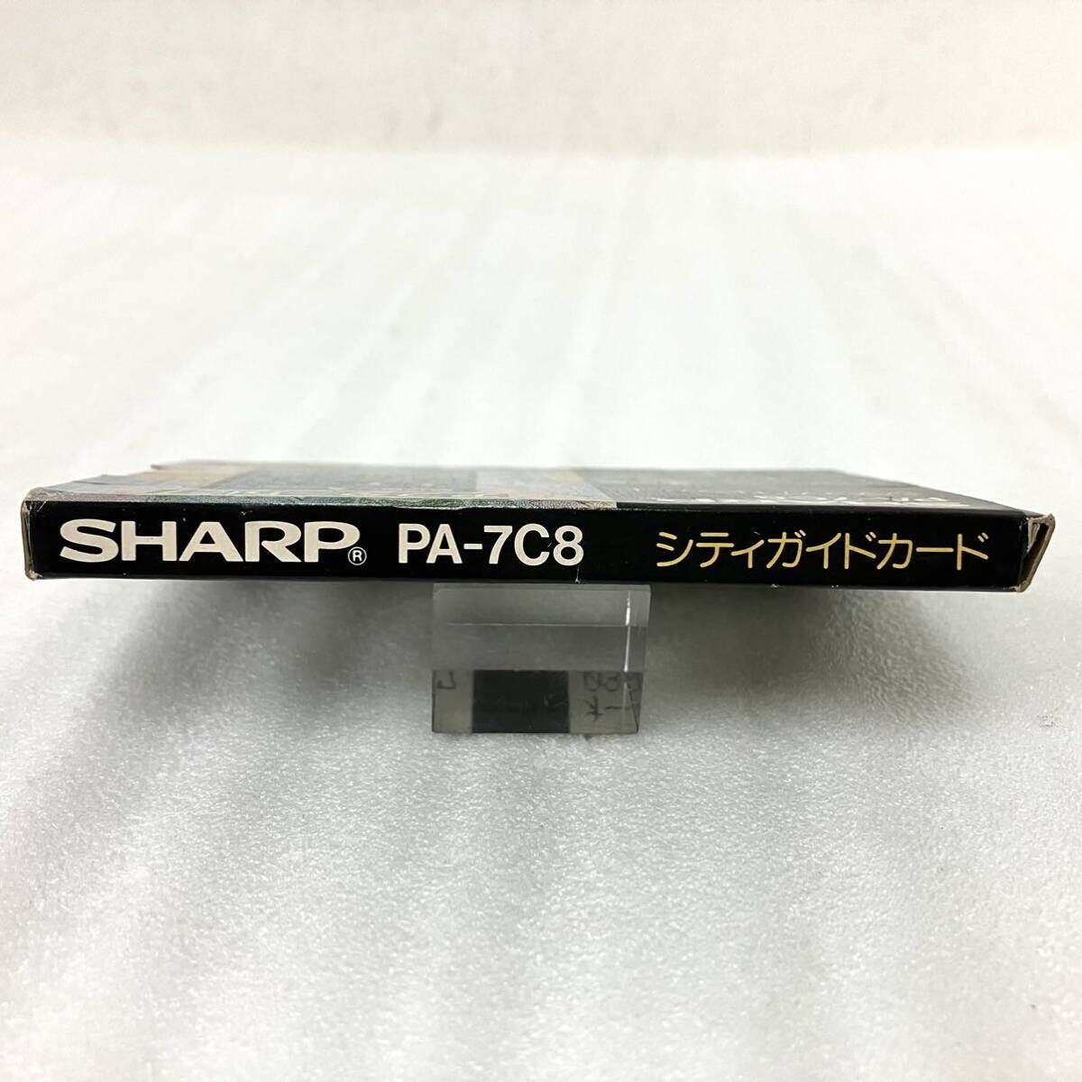  rare unused beautiful goods si Tiga ido card PA-7C8 Tokyo compilation SHARP sharp electron personal organiser PA-7000 exclusive use Showa era Heisei era retro consumer electronics after 5.!