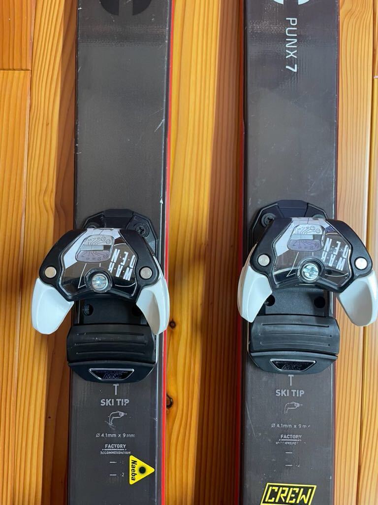 アトミック PUNX7 170cm サロモンWARDEN MNC 13 ビンディング フリースタイル ツインチップ スキー チューンナップ済 滑走面良好 手渡し可_画像4