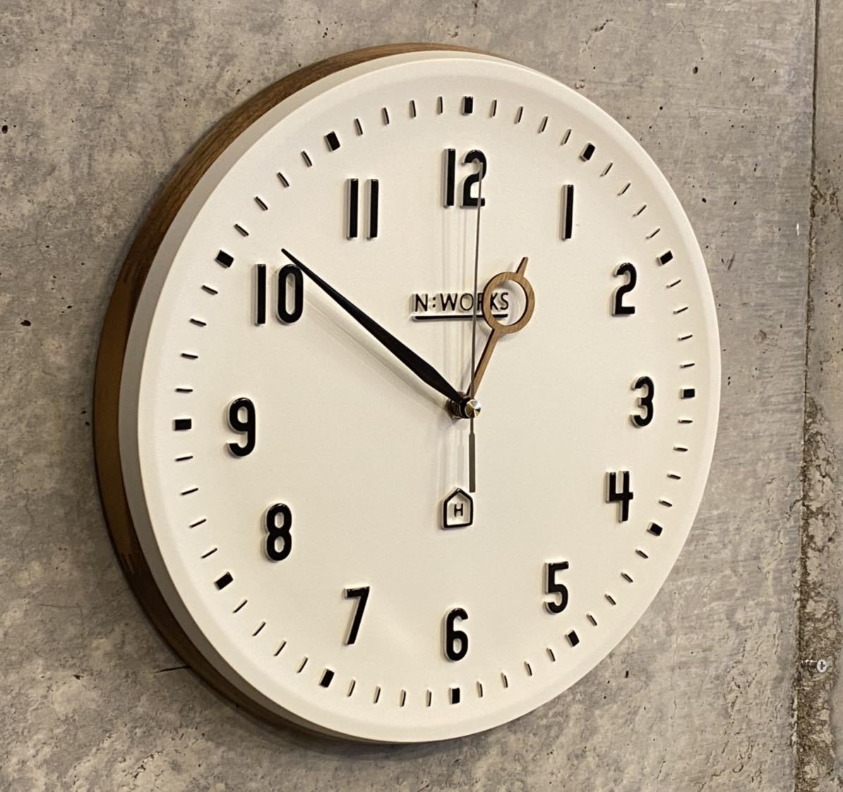 Marine Wall Clock(検索 北欧ビンテージ,フレンチ,ミッドセンチュリー,イームズ,50's,60's,スペースエイジ,レジン,陶器,カリフォルニア_画像2