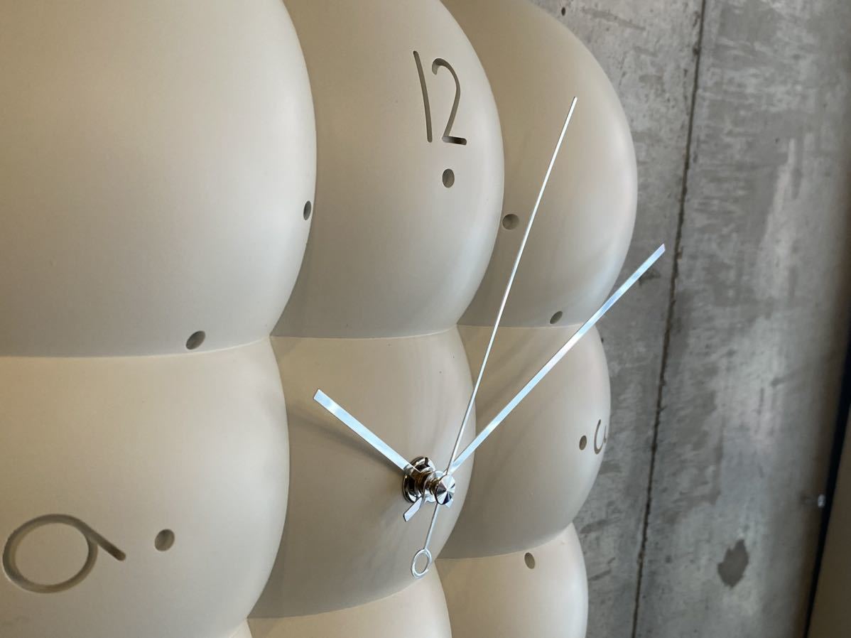 Cloud clock/レジン製(検,ミッドセンチュリー,パントン,ビンテージ,60's,北欧,midcentury,70's,80's,レトロポップ,昭和レトロ,イームズの画像5