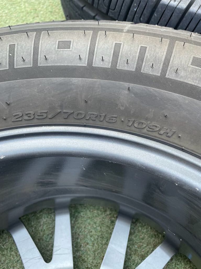 デリカD5など　WEDS VS+235/70R16 MOMO Forcerun 2020年製造_画像10