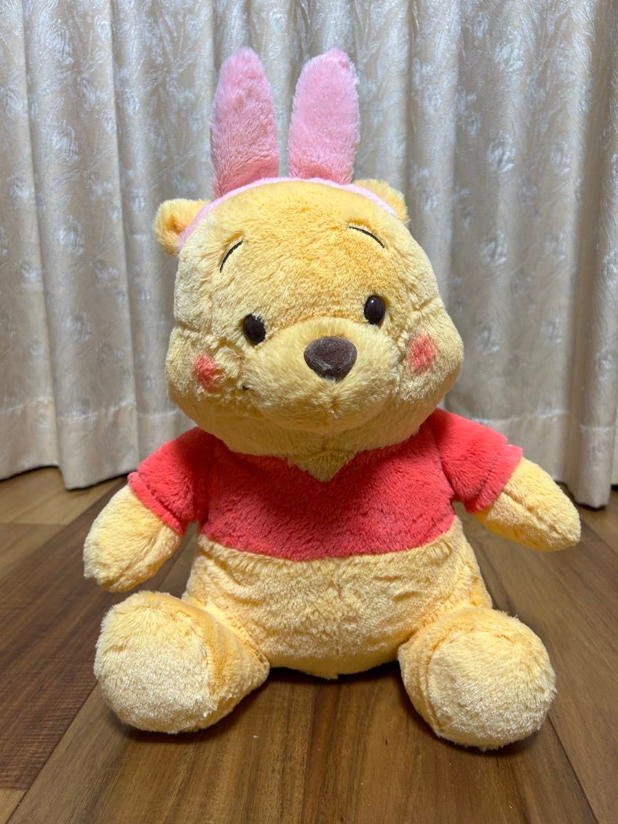 くまのプーさん】うさ耳カチューシャ超BIGぬいぐるみ 45cm 新品 くまのプーさん】うさ耳カチューシャ超BIGぬいぐるみ 45cm 新品
