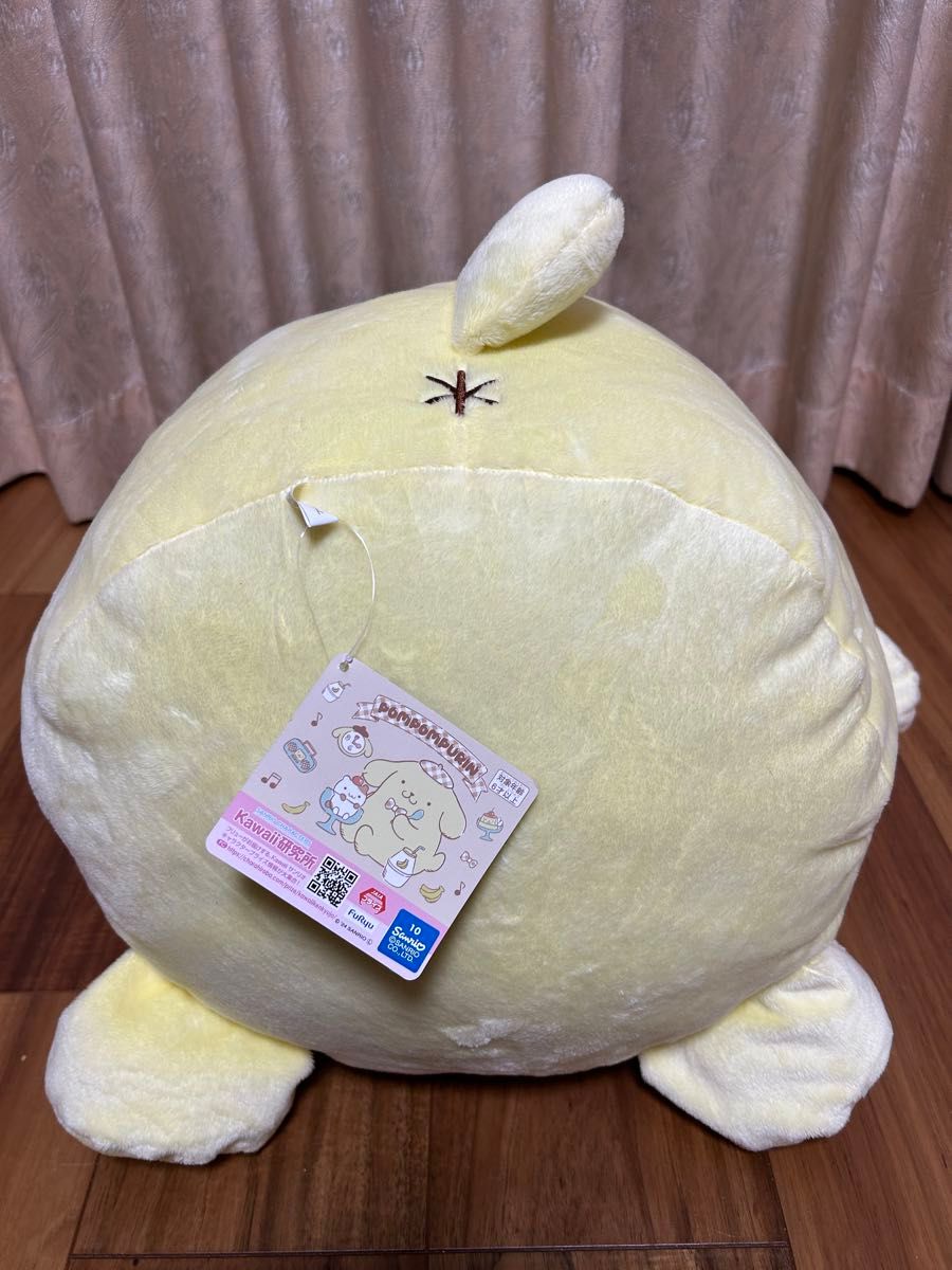 【ポムポムプリン】超超BIG DXぬいぐるみ～にっこり～ 50cm 新品☆未使用☆タグ付き