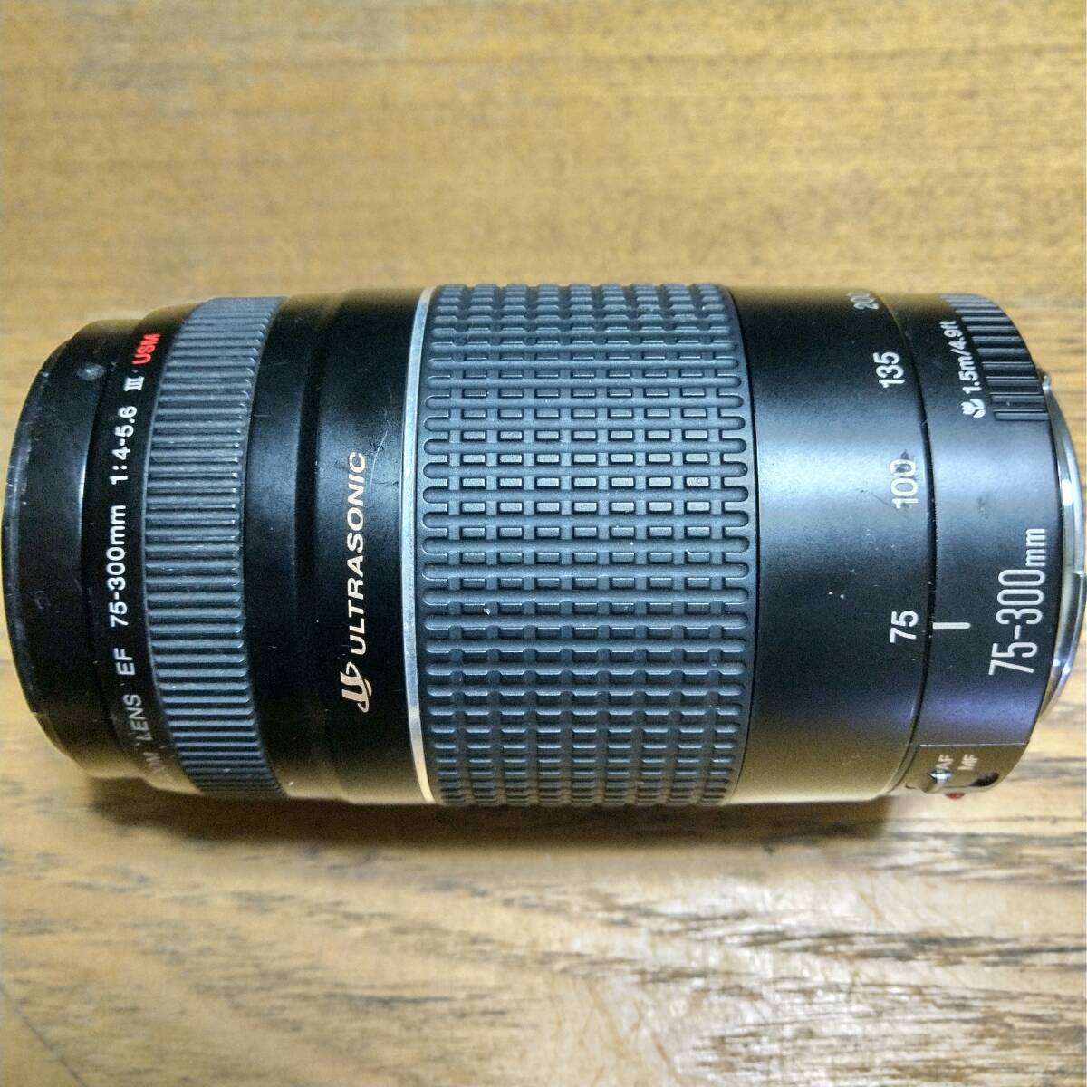 【外装美品】★CANON ZOOM LENS EF 75-300mm F4-5.6 Ⅲ USM 望遠ズームレンズ ★動作品ですが現状★の画像3