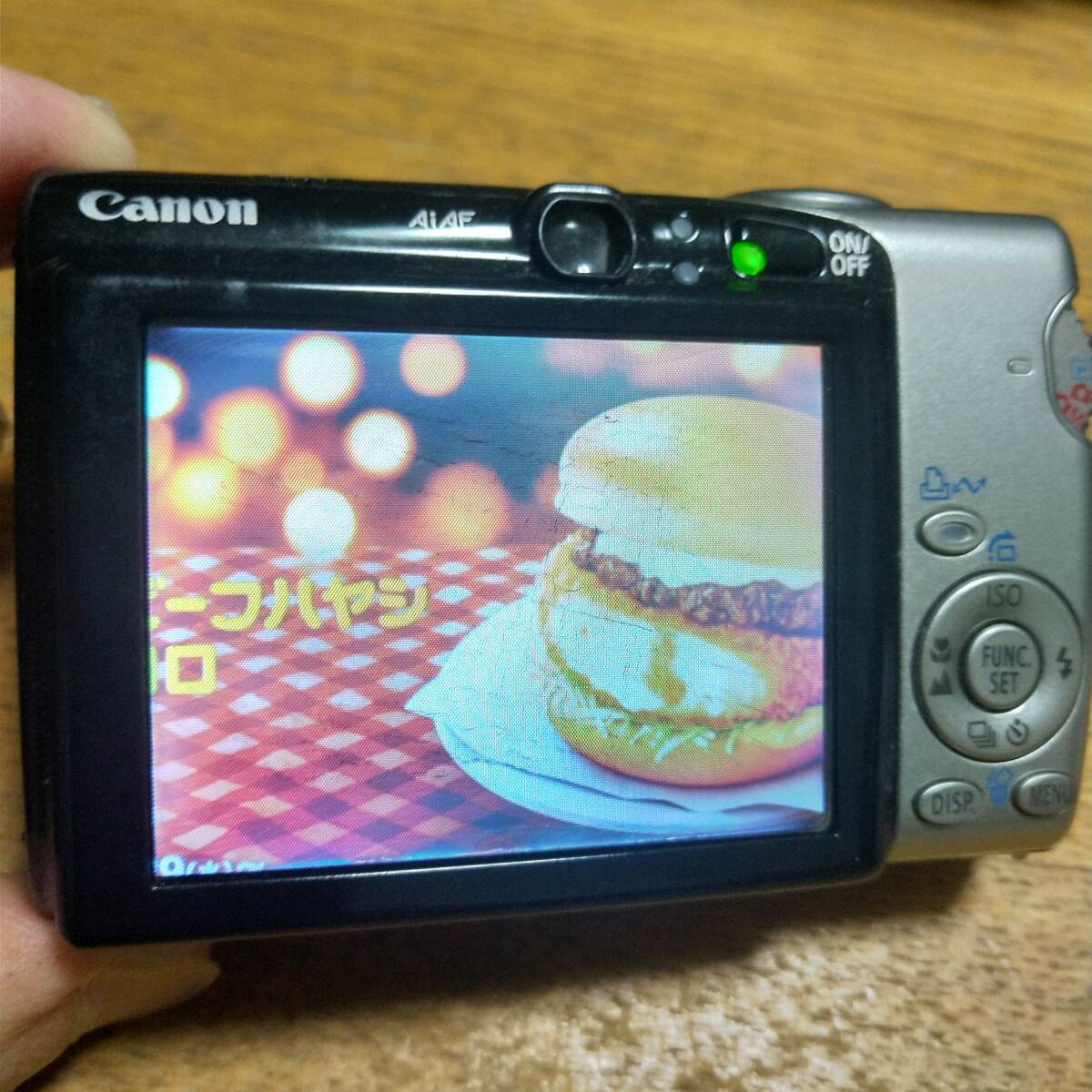 【良品中古】★Canon IXY Digital 800 IS コンパクトデジタルカメラ シルバー ★動作確認済み★_画像8