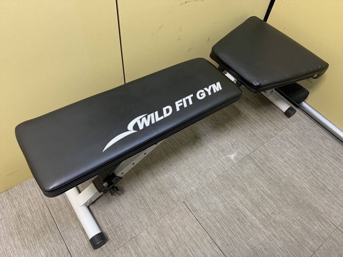 J19-2E8402 / WILD FIT GYM ★ シットアップベンチ 腹筋/筋トレ ※引取(大阪)/西濃営業所止の画像1