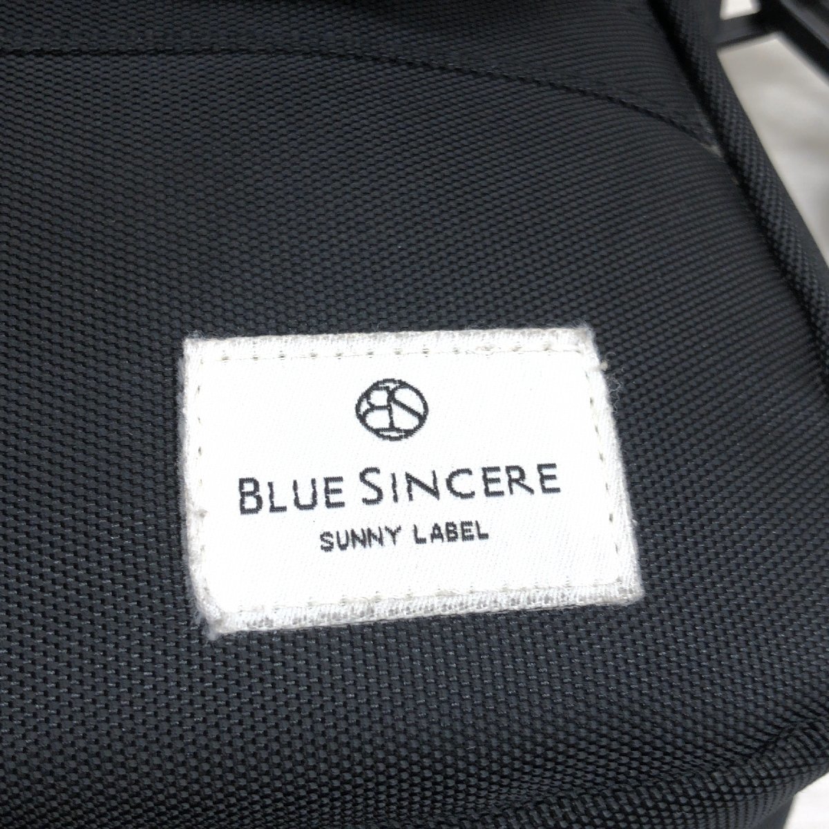 *BLUE SINCERE blue sincere light weight water-repellent poly- canvas shoulder bag black Cross body bag messenger bag unisex 