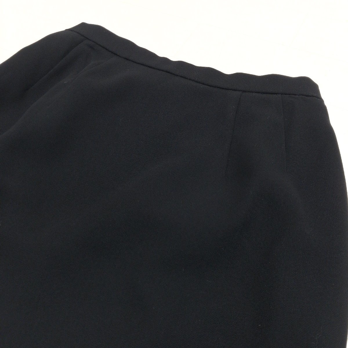 ●美品 SOIR BENIR ソワールベニール 東京ソワール スカート スーツ 上下セットアップ 9ABR(M相当) 黒 喪服 礼服 ブラックフォーマル_画像7