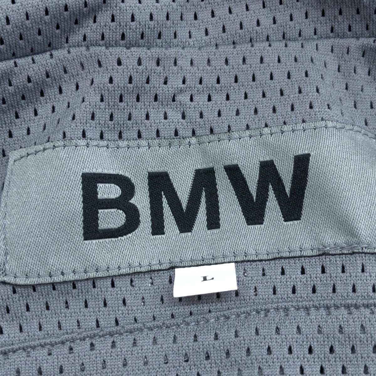 ◆新品 BMW ビーエムダブリュー 定価18,500円 Schoeller社製生地 メッシュ ライディングジャケット L シルバー ツーリング 春夏用 未使用_画像3