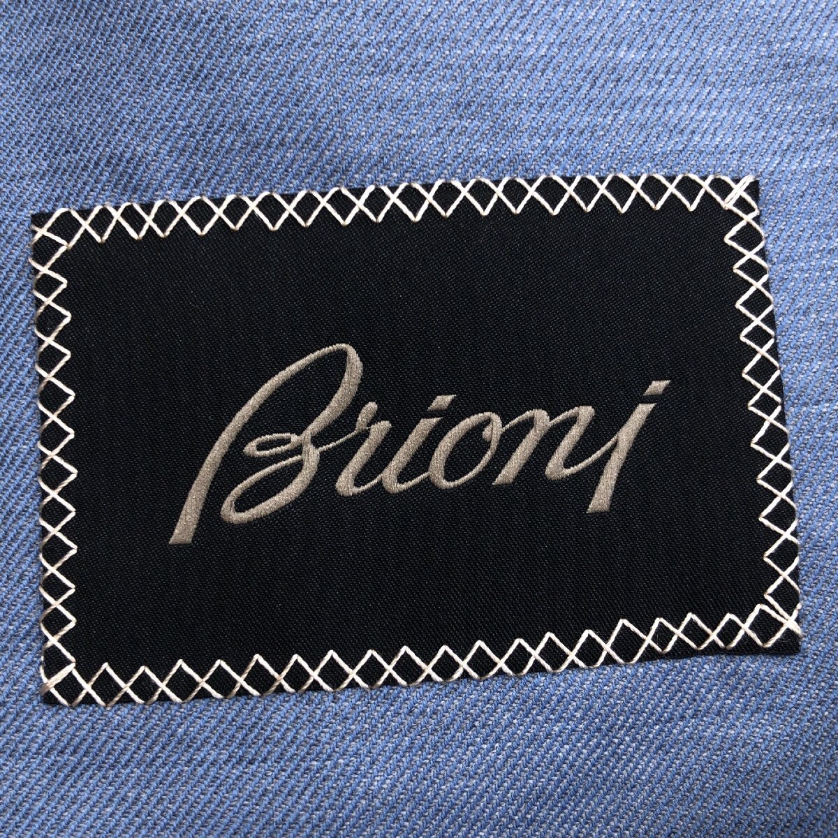 ●伊製 Brioni ブリオーニ ヴァージンウール100% ブルゾン XS(JP:M相当) グレー ジャケット ライトアウター イタリア製 国内正規品 メンズの画像3