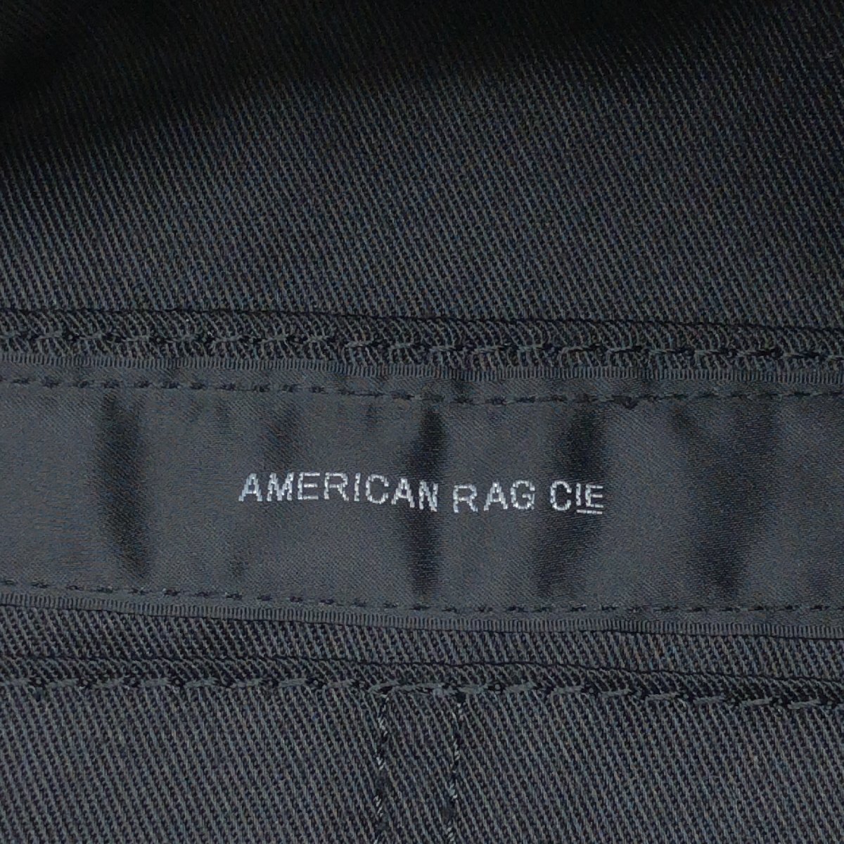 ●AMERICAN RAG CIE アメリカンラグシー 3Way 牛革 レザー コットン コンビ ショルダーバッグ 黒 ブラック クラッチバッグ ハンドバッグ_画像4