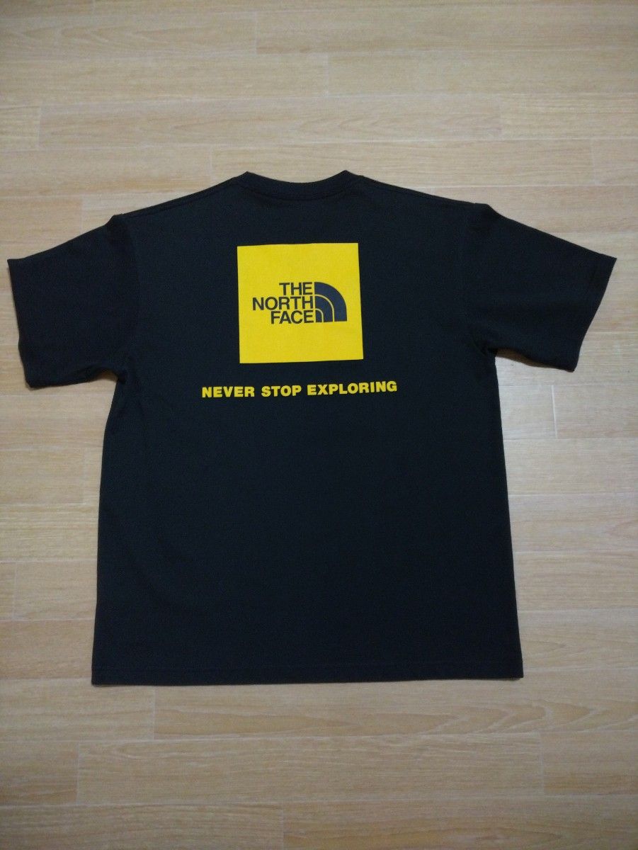 ノースフェイスTシャツ、背面スクエアBoxロゴ半袖Tシャツ【メンズLLサイズ】