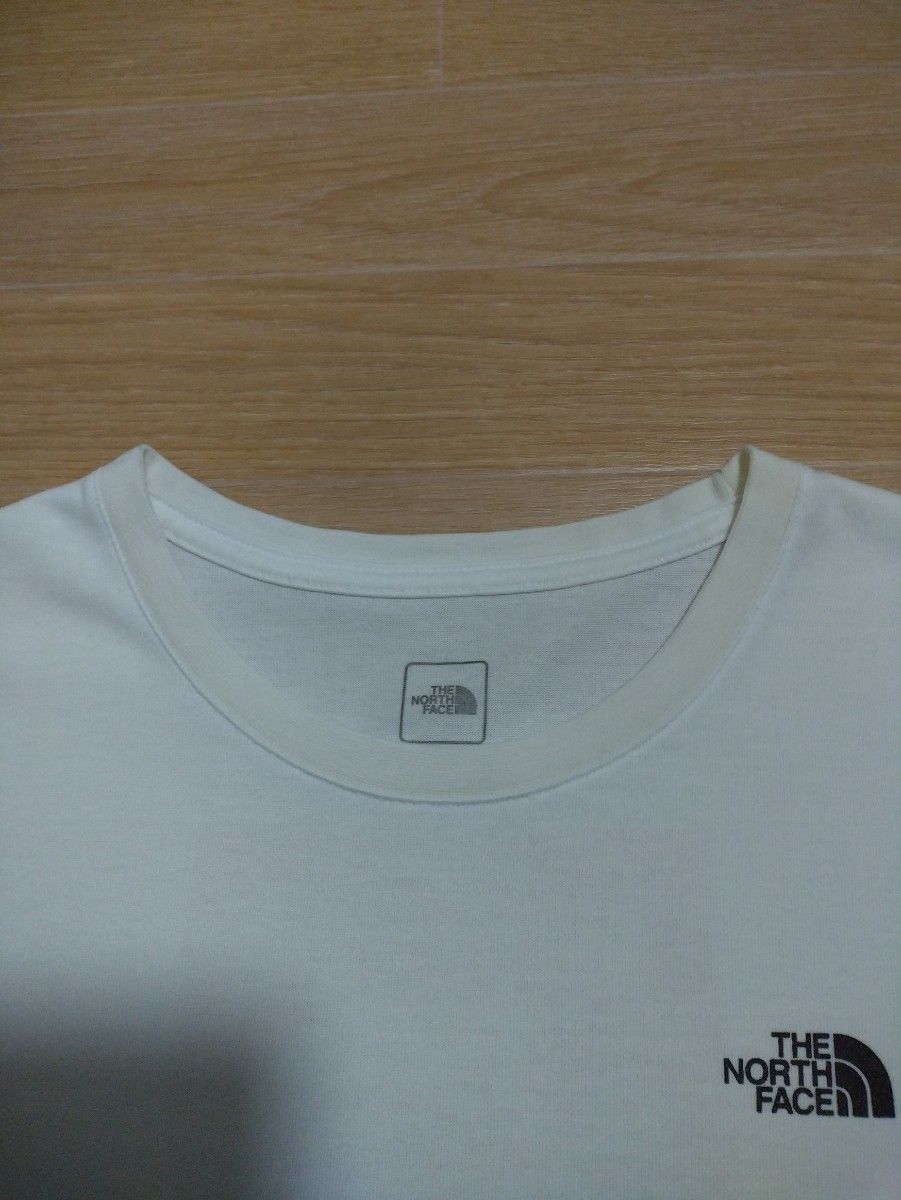 ノースフェイスTシャツ背面スクエアBoxロゴ半袖Tシャツ【レディースLサイズ】