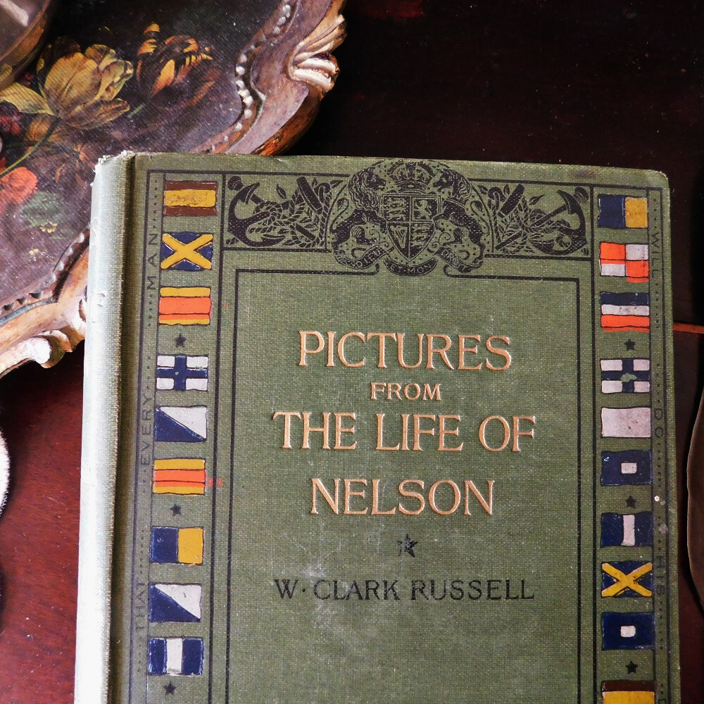 1897年　初代ネルソン子爵 英国のエレガントな古書　アンティークブック　ヴィンテージ本　洋書　アンティーク　イギリス　インテリア_画像2