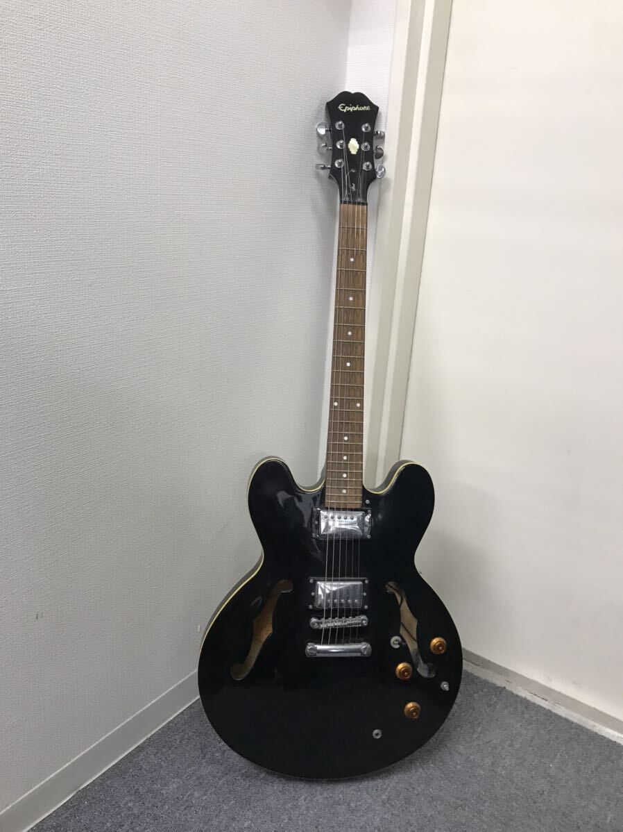 【b3】 Epiphone DOT EB エピフォン エレキギター　セミアコ　JUNK y3929 1505-71_画像1