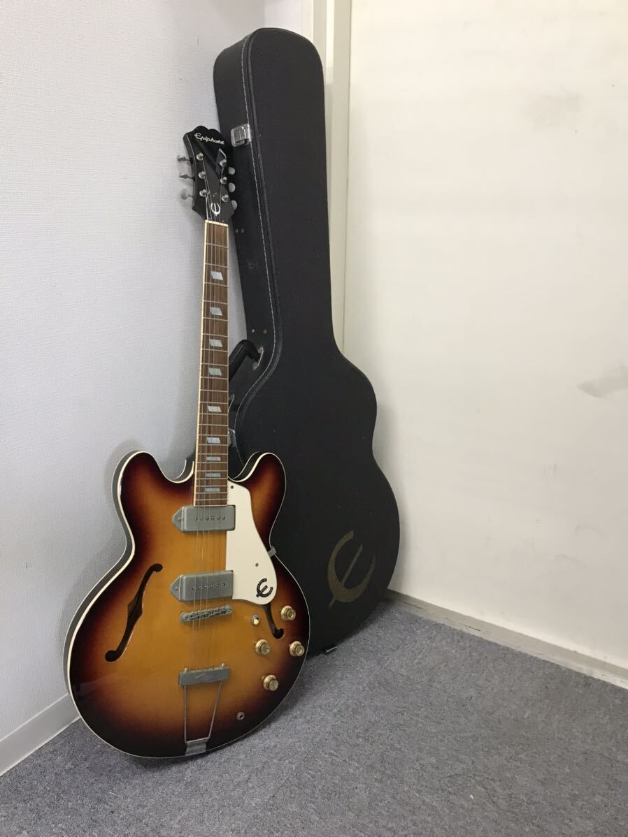 【a1】 Epiphone Casino エピフォン エレキギター JUNK y4069 1527-56の画像1