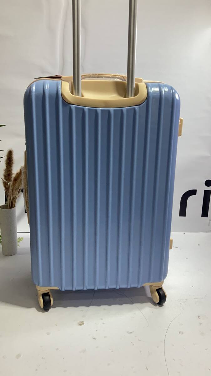 スーツケース Mサイズ ライトブルー キャリーバック キャリーケース SC112-24-LBL WLJ232の画像5