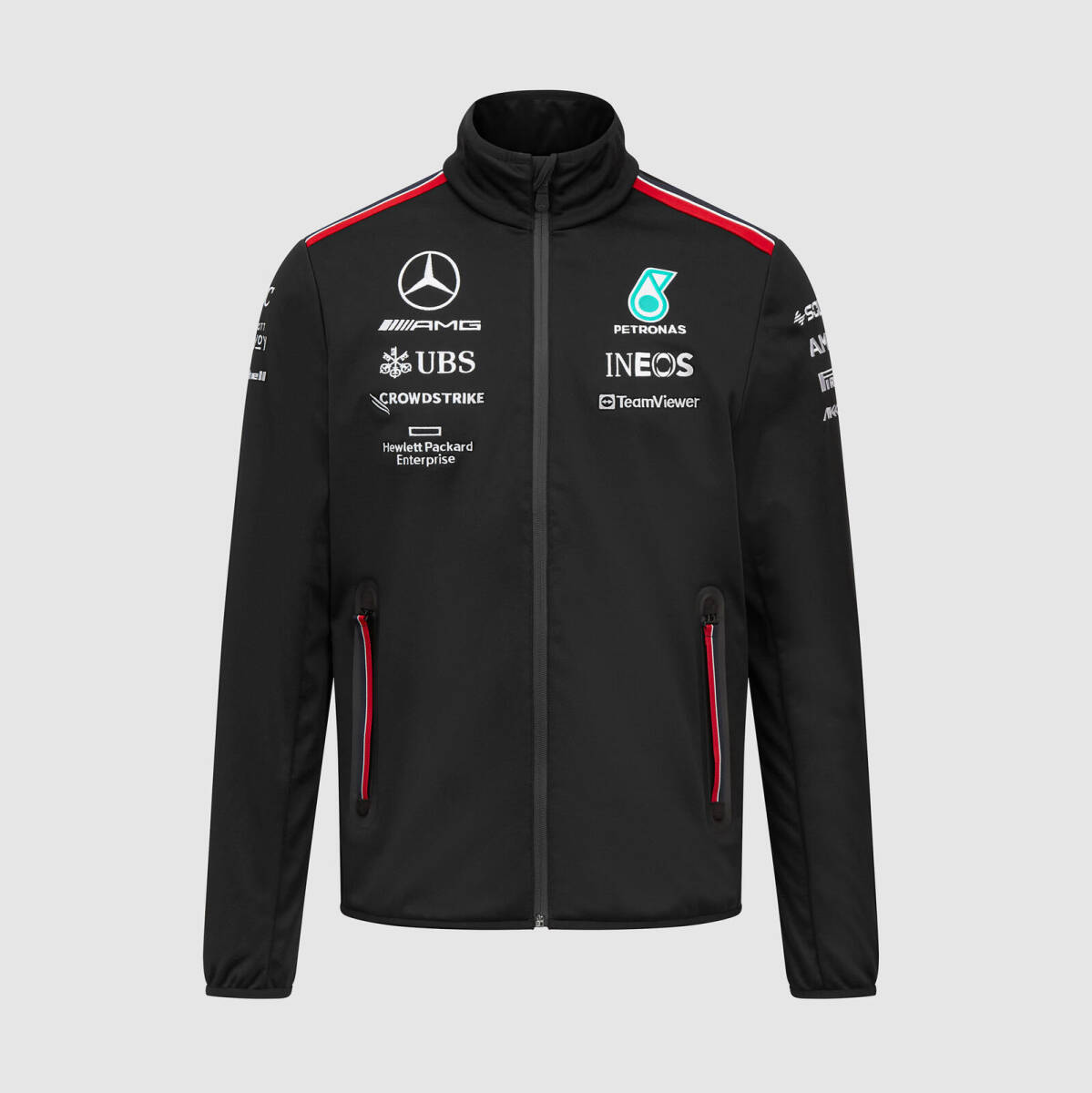 メルセデス AMG ペトロナス F1 2023 チーム ソフトシェル ジャケット XSサイズ (Mercedes-AMG F1 2023 Team Softshell Jacket)_画像1