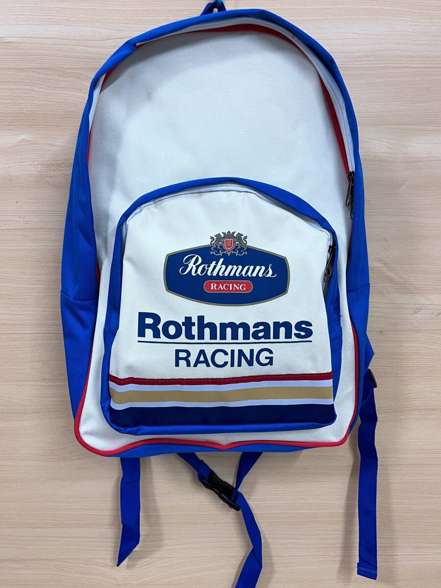 未使用 ロスマンズ ホンダ Rothmans HONDA HRC 防水 デイパック バイク用 リュックサック_画像1