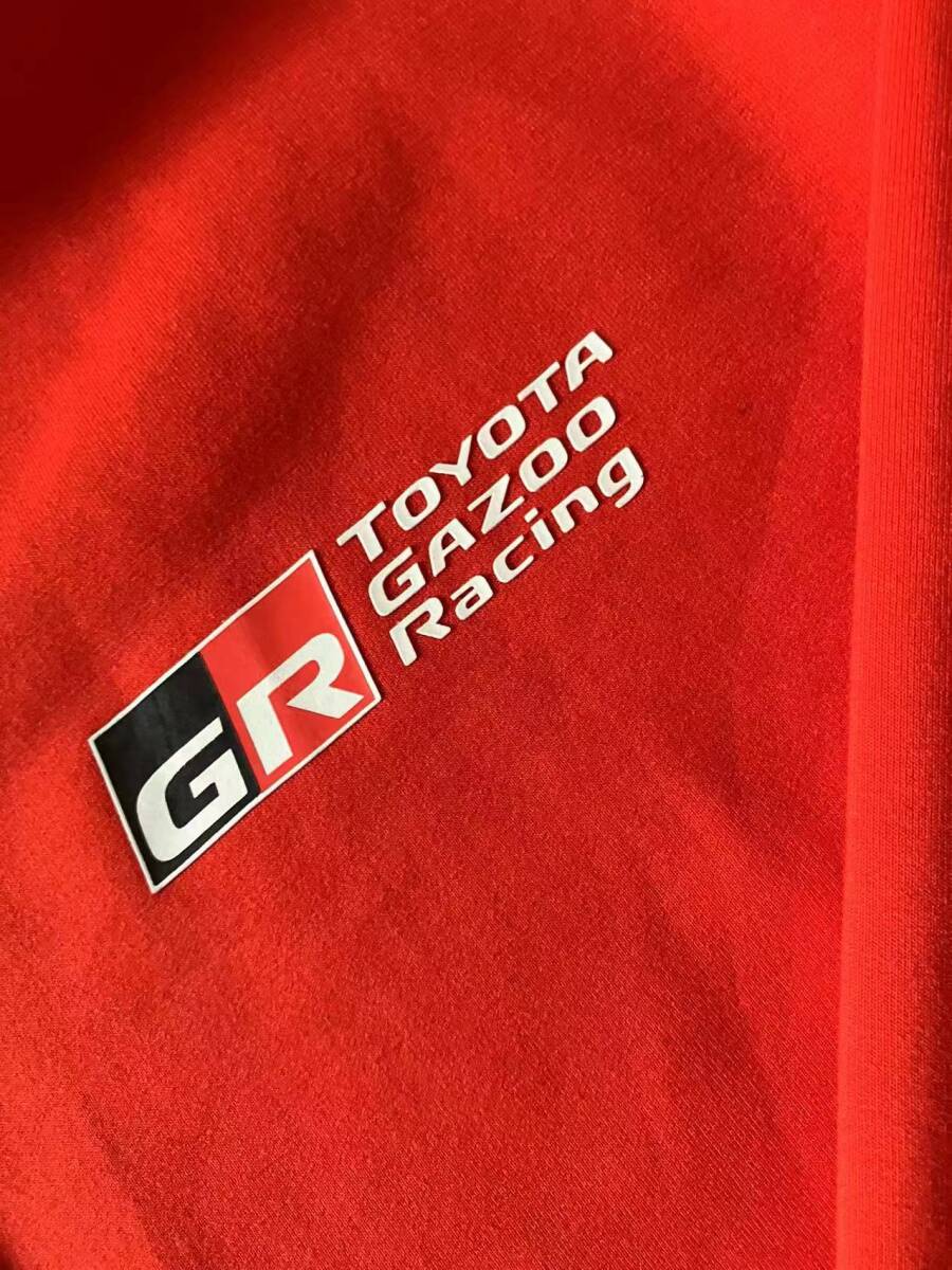 トヨタ GRラリーレイドチームパーカー （XS）NEW TOYOTA GR RALLY RAID TEAM HOODIE