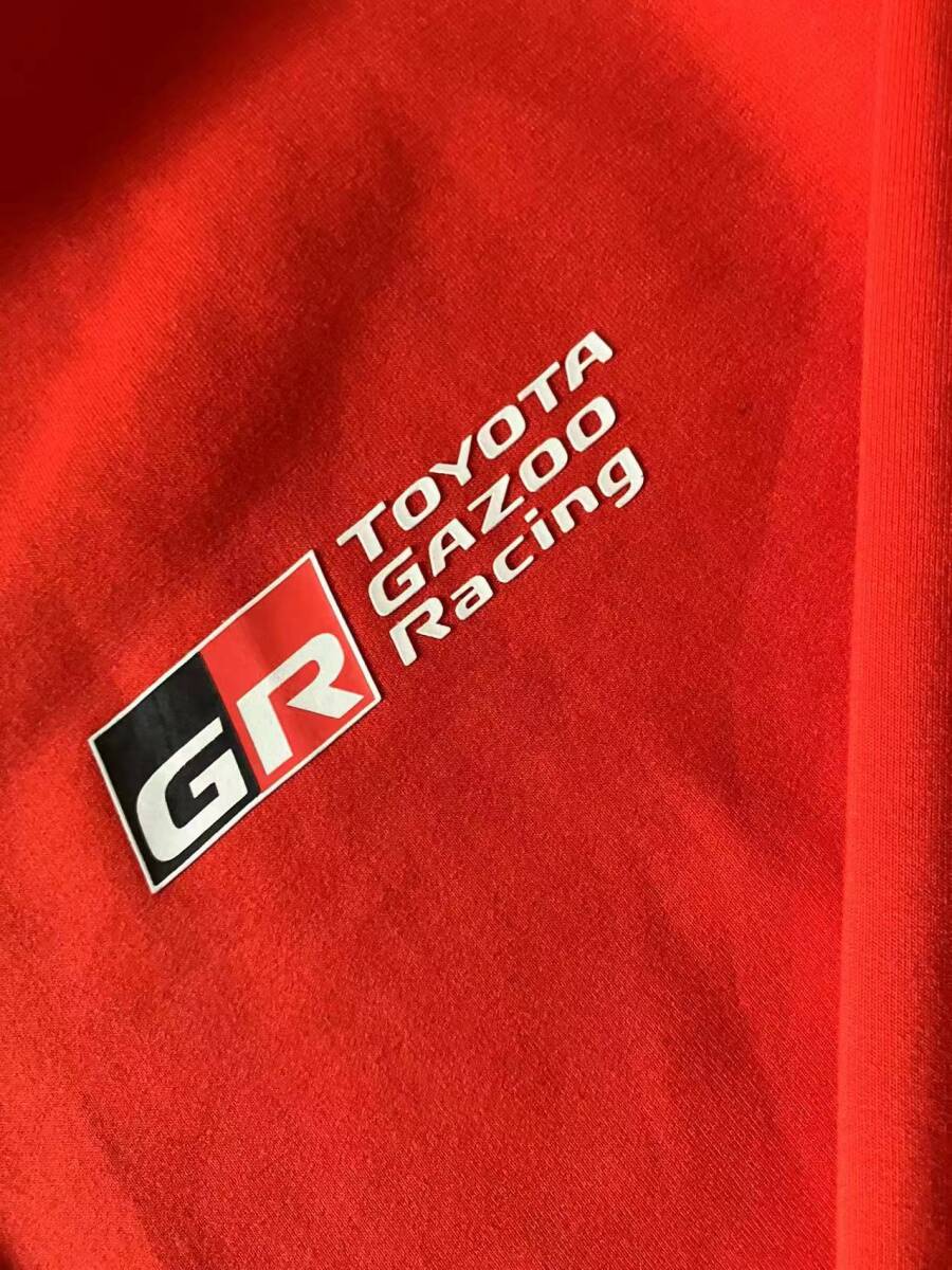 トヨタ GRラリーレイドチームパーカー （XL）NEW TOYOTA GR RALLY RAID TEAM HOODIEの画像7