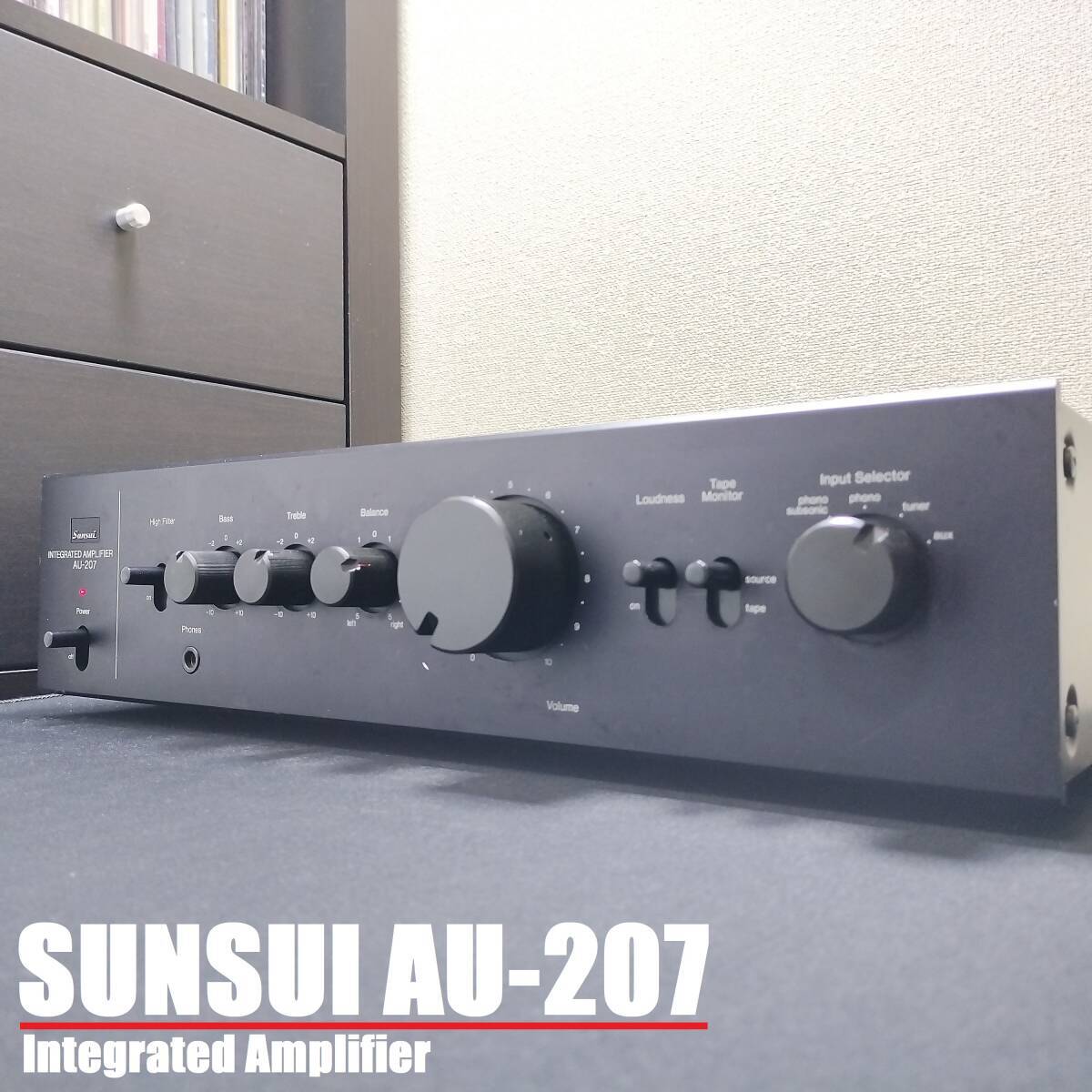 SUNSUI AU-207 / 山水 サンスイ プリメインアンプ 2SB545A 2SD188A AMP-SUN240312_画像1