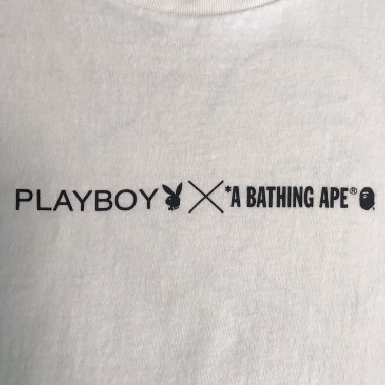 激レア PLAYBOY × BAPE Tシャツ Lサイズ a bathing ape プレイボーイ エイプ ベイプ アベイシングエイプ play boy