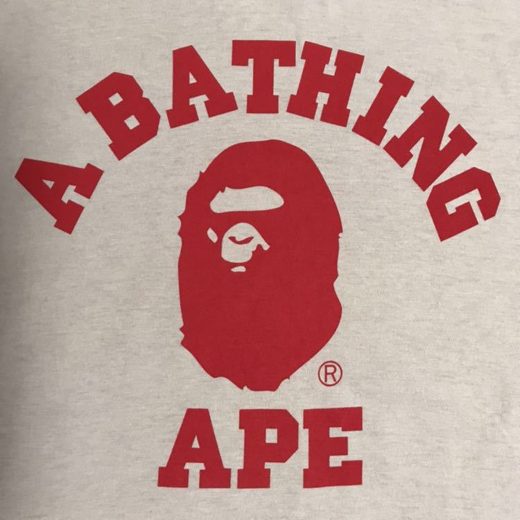 ★リバーシブル★ champion × bape カレッジロゴ big head Tシャツ M a bathing ape チャンピオン エイプ ベイプ アベイシングエイプ_画像6
