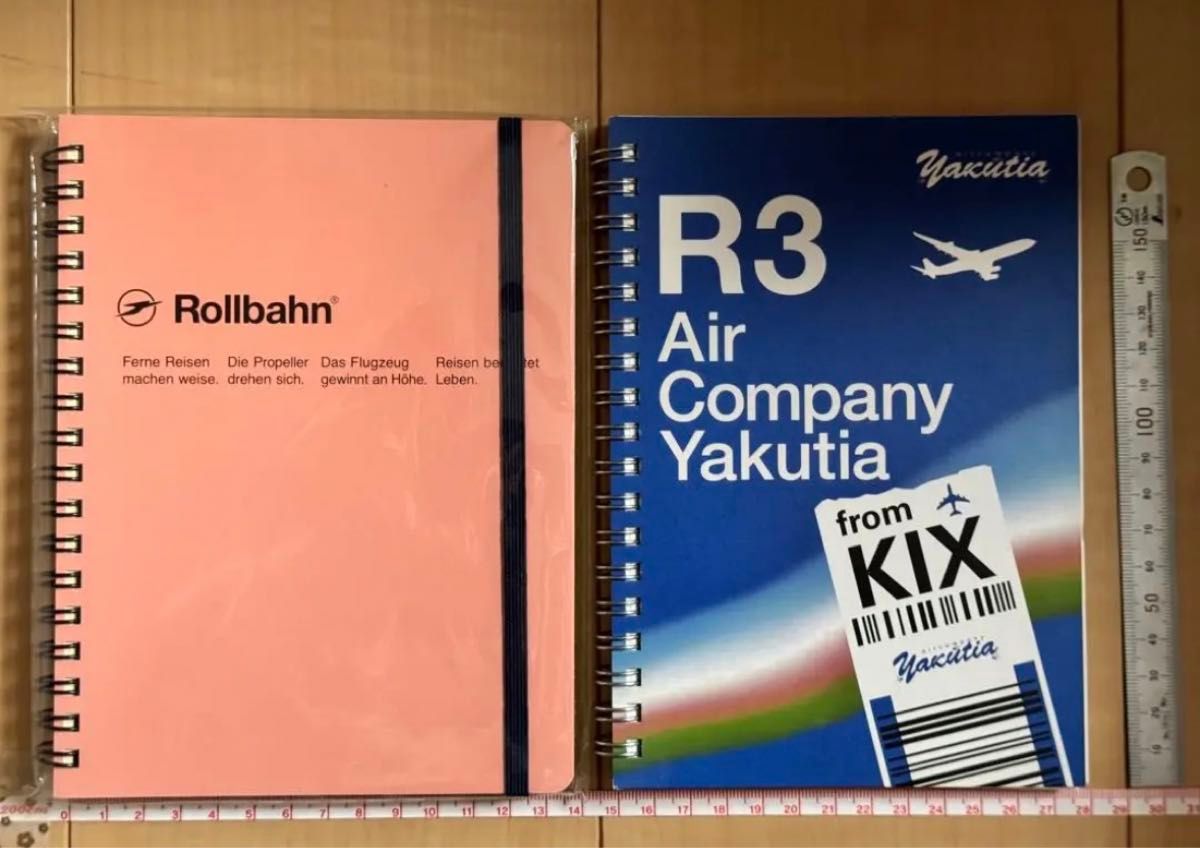 Rollbahn のノートと関空で買ったノート