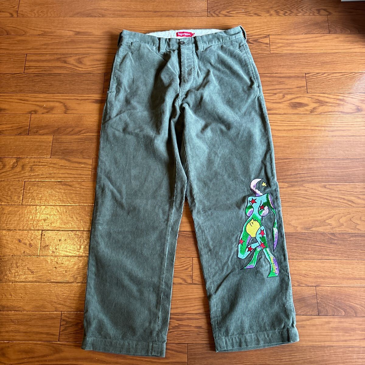 美品 正規品 SUPREME シュプリーム 21AW Gonz Corduroy Chino Pant ゴンズ コーデュロイ チノ パンツ