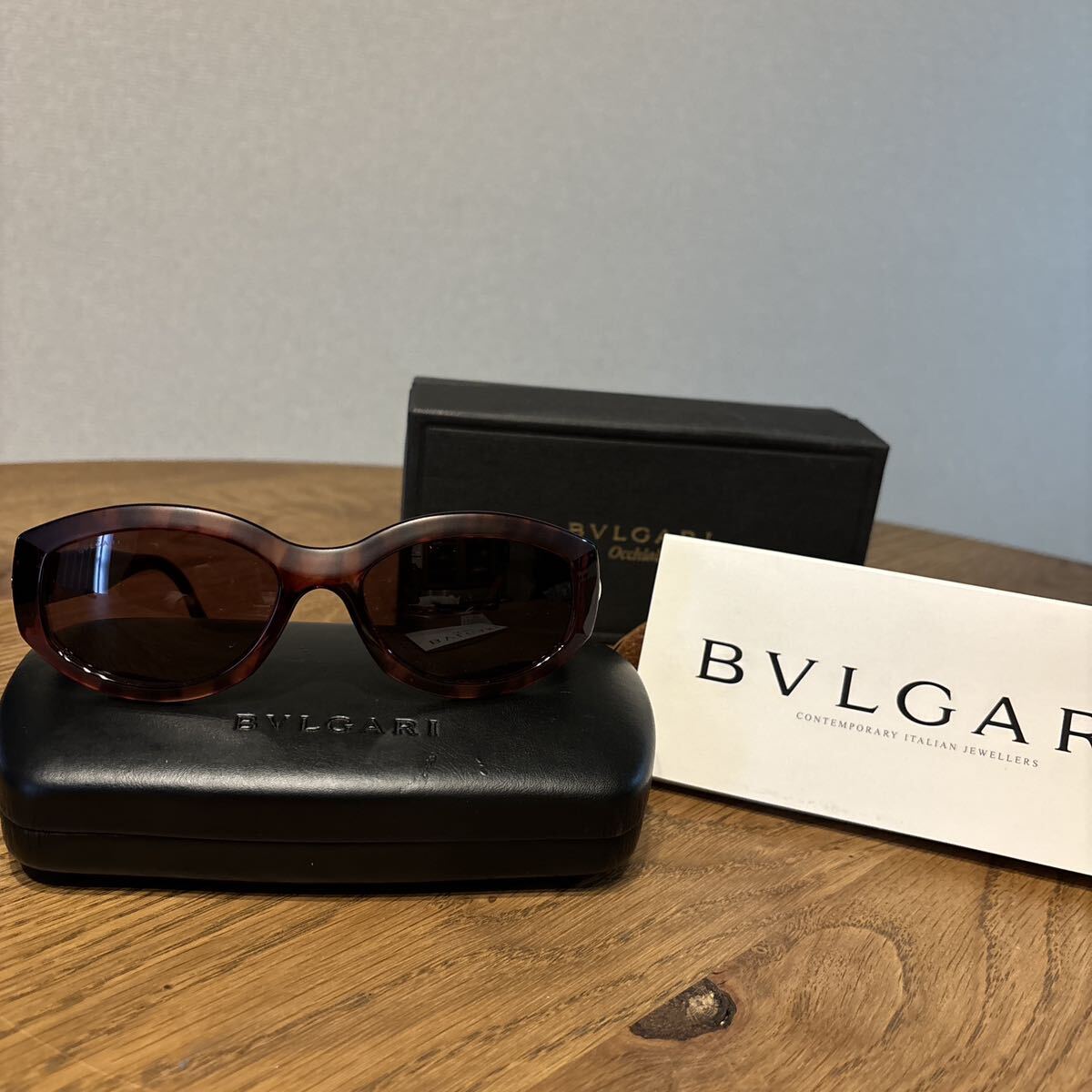 確実正規品 ブルガリ BVLGARI サングラス BV812908 保証書あり_画像1