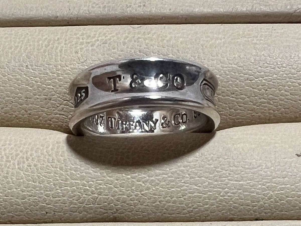 Tiffany&Co. ティファニー ナローリング 1837 SV925 シルバー 指輪 アクセサリー 14号の画像1