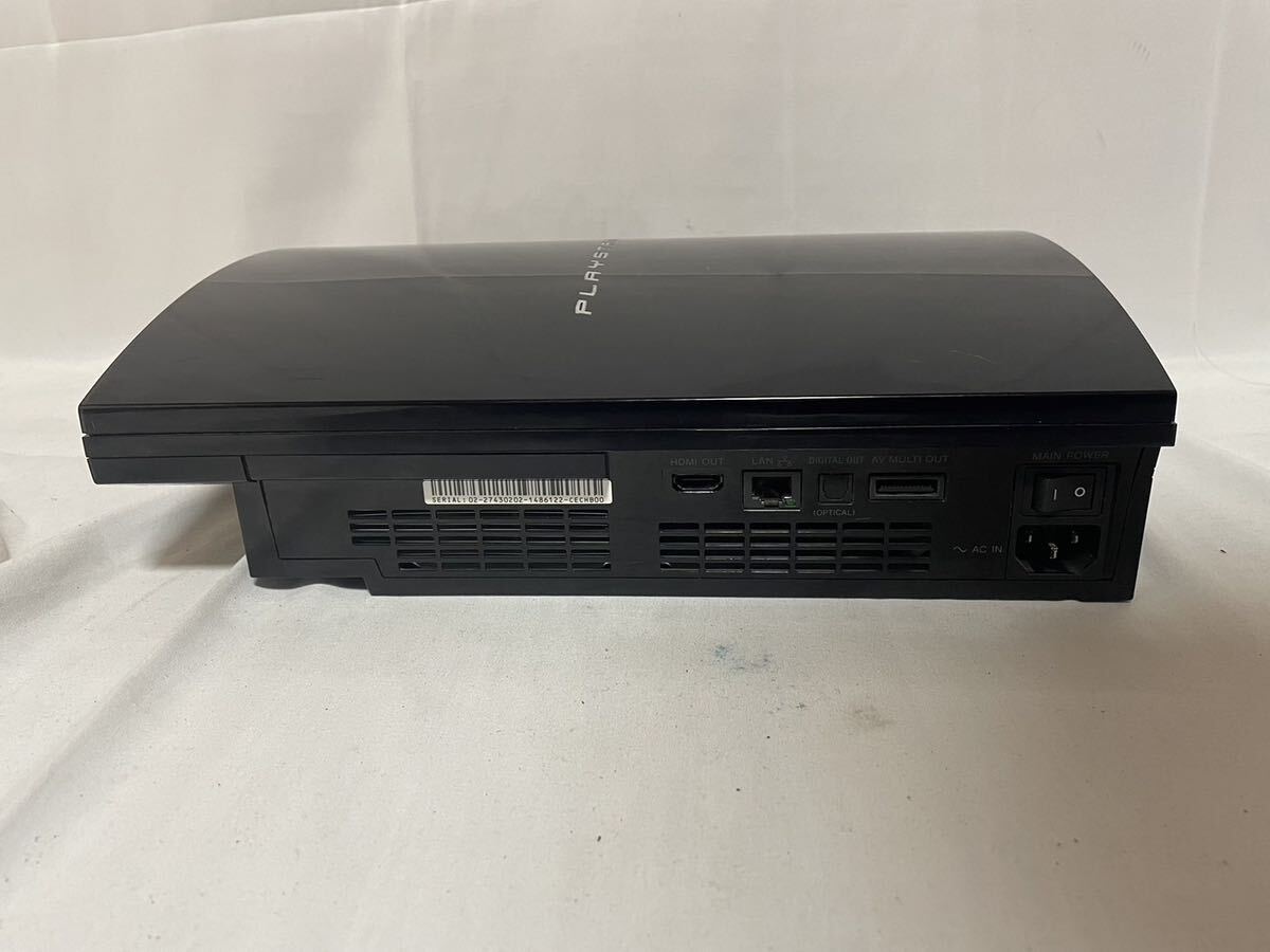 SONY PlayStation 3 CECHB00 初期型 ソニー プレステ 3ブラック ゲーム機 本体のみ 現状品の画像3