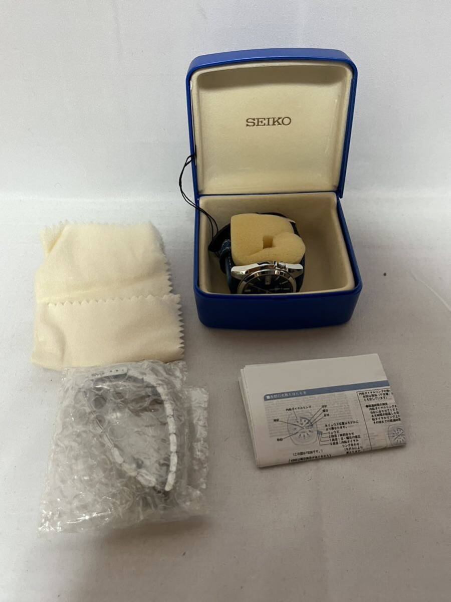 【未使用】SEIKO セイコー 5 メンズ 腕時計 裏スケルトン 7S26-01V0 稼働品 付属品、保管箱付きの画像8