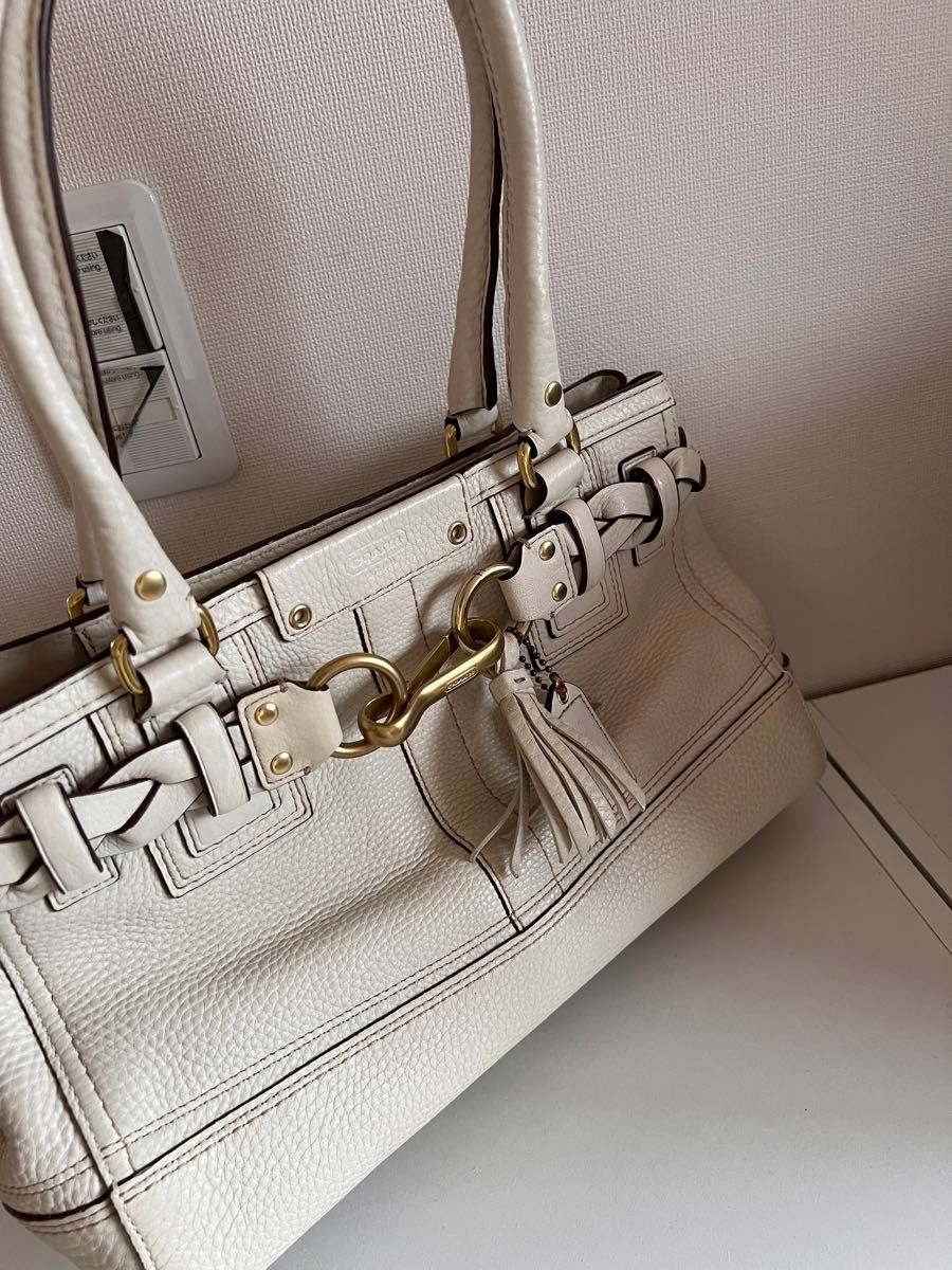 COACH コーチ レザー ハンドバッグ|