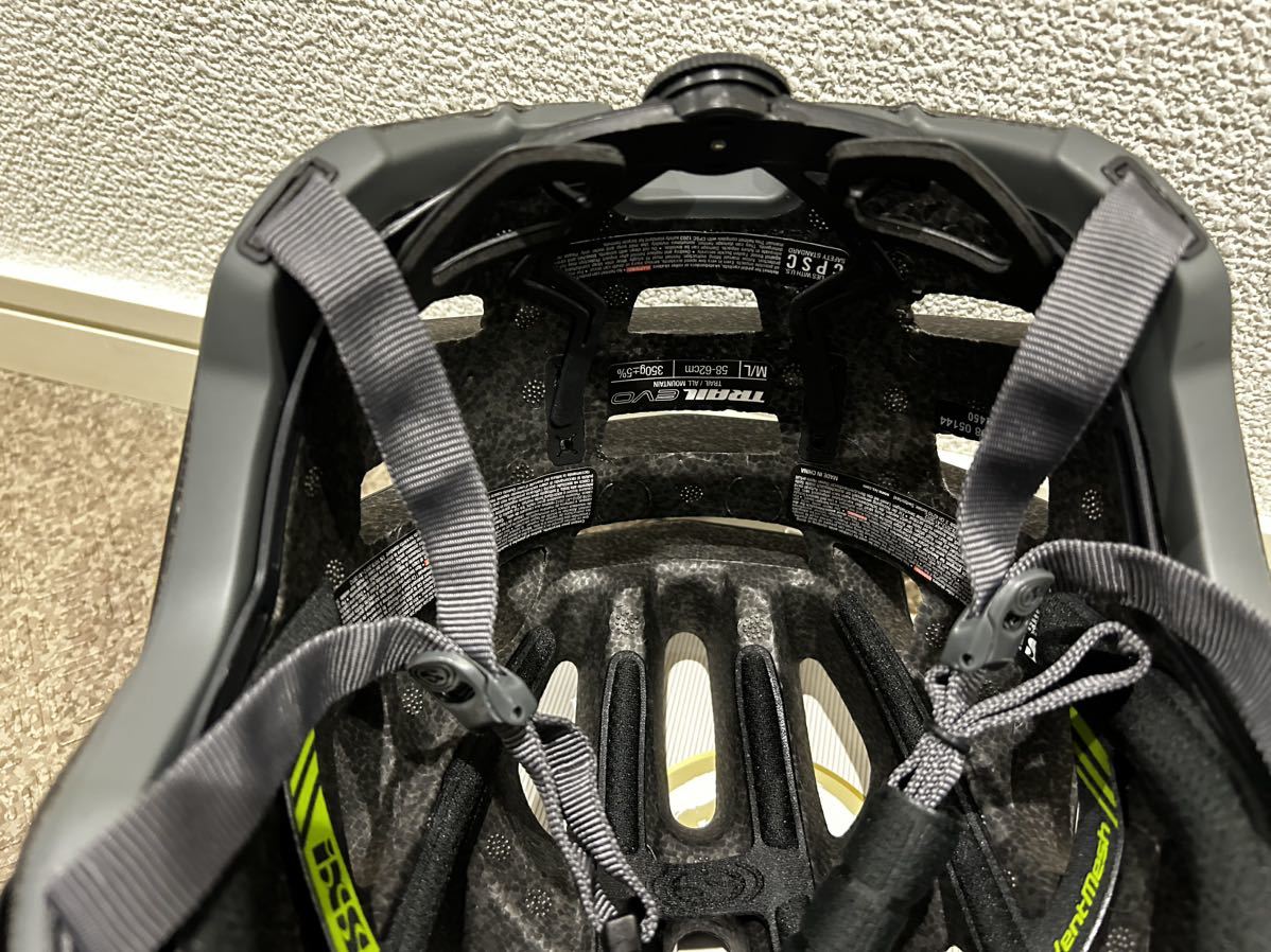 IXS Trail Evo Helmet ヘルメット　MTB マウンテンバイク　試着のみ　M/L 58〜62cm_画像9