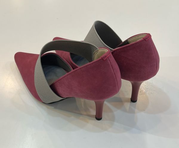 6782 antiqua anti ka pumps goa pumps po Inte dotu high heel red / gray M