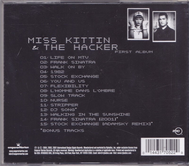 MISS KITTIN & THE HACKER / FIRST ALBUM /US盤/中古CD!!56022_画像2