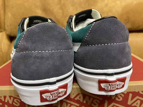 ■新品 VANS SK8-LOW CHARCOAL/GREEN 27.0センチ 完売品 USA企画_画像3