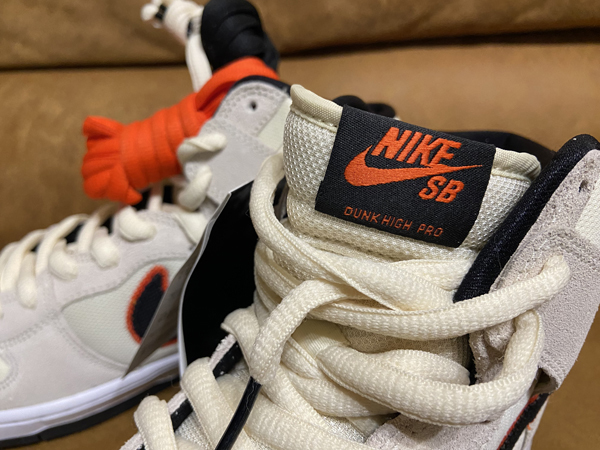 ■送料無料 新品 NIKE SB DUNK HIGH PRO PRM COCONUTS-MILK/TEAM-ORANGE 27.5センチ _画像6