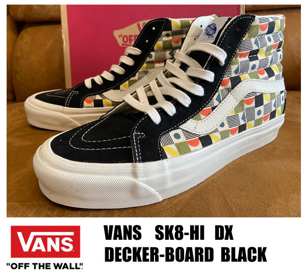 ■新品 VANS SK8-HI DECKER BOARD BLACK 26.5センチ 完売品 USA企画の画像1