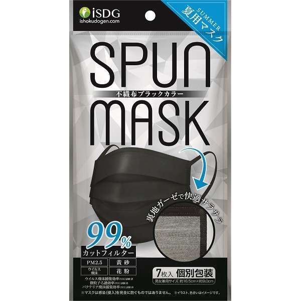 6袋セット/新品/SPUN MASK スパンマスク/不織布マスク 裏地 ガーゼ マスク 不織布 6袋 42枚 風邪 黄砂 PM2.5 花粉 ウィルス ますく_画像5