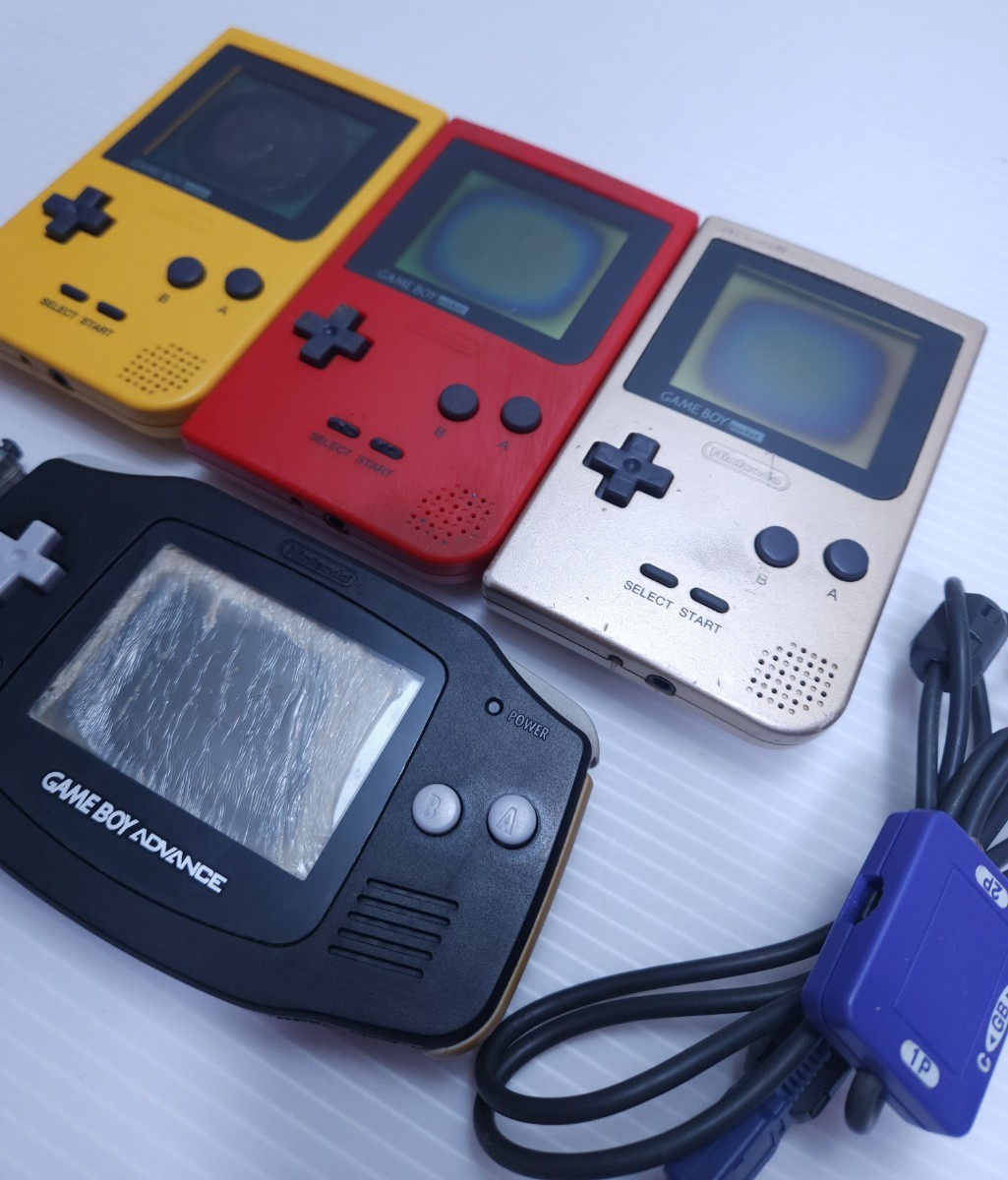 任天堂 ニンテンドー GBA/ゲームボーイ/Gameboy Advance/ GB pocket / 大量に販売される 動作未確認 (H-23)の画像3