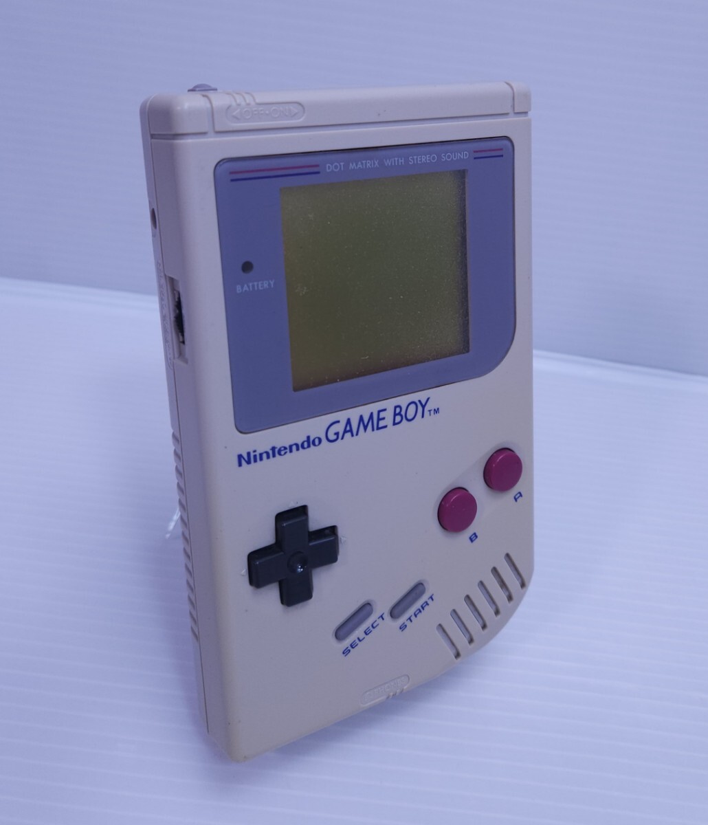 レトロゲーム 希少品 初代ゲームボーイ Nintendo GAMEBOY DMG-01 動作未確認 (H-123)の画像1