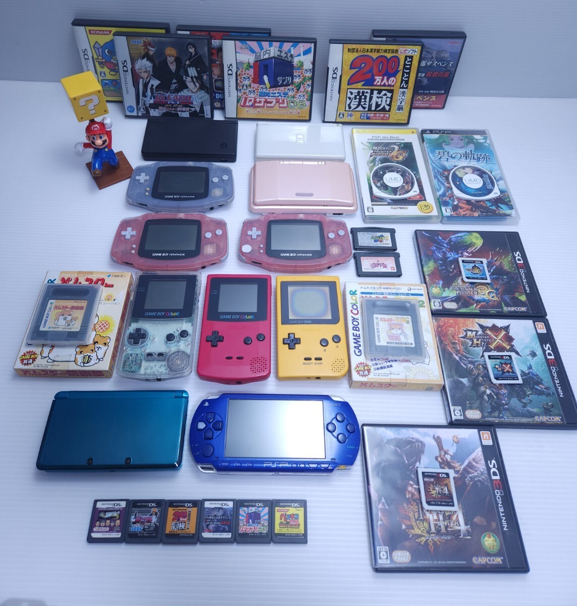 美品 任天堂 ニンテンドー GBA/ゲームボーイ/GBC/GBP/DS/PSP/3ds/ 多くのゲームソフト 大量に販売される パワー確認済み 動作未確認 (M-34)