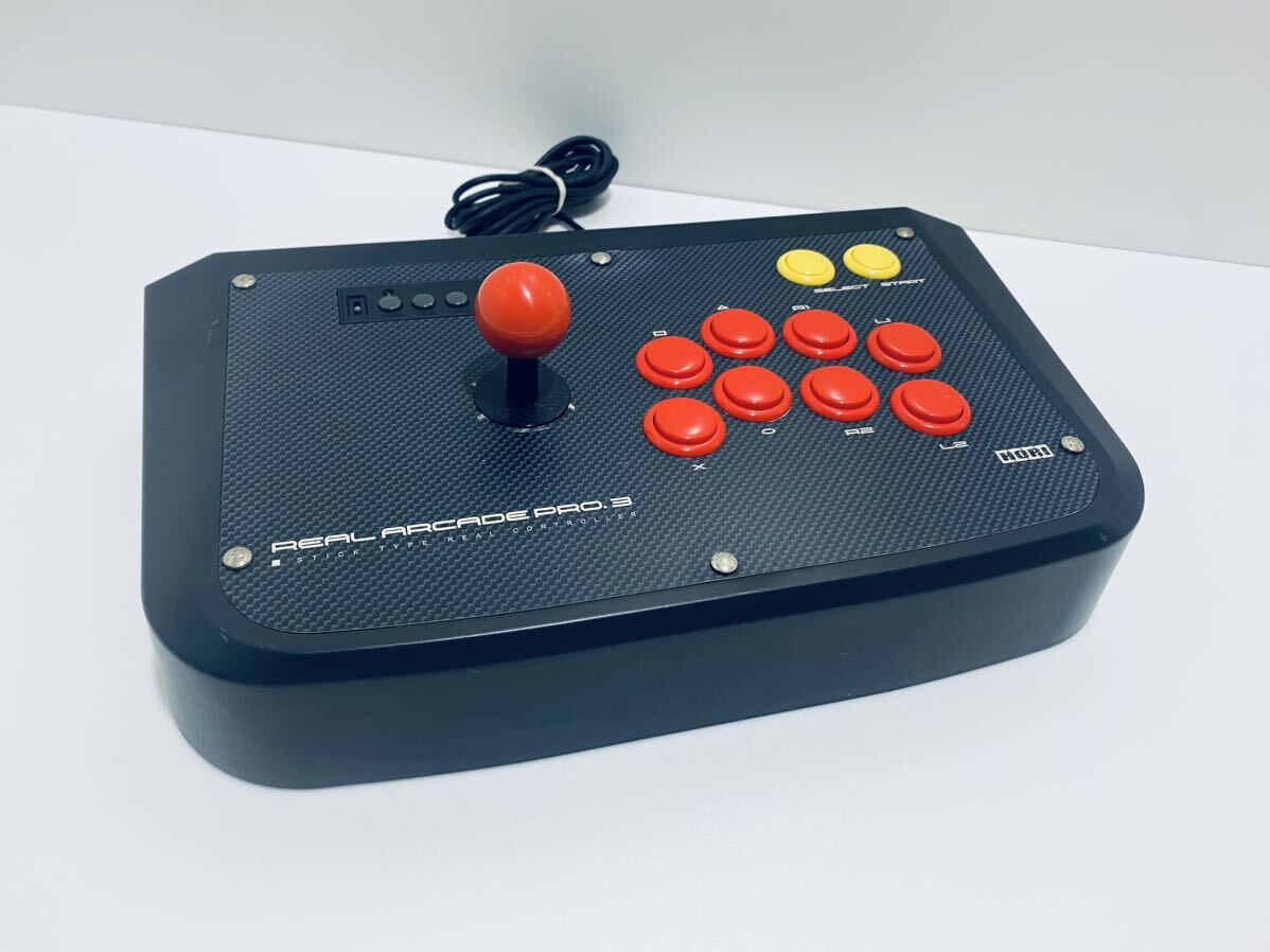 美品/HORI REAL ARCADE PRO.3 ホリ リアルアーケードプロ３アーケードスティック アーケードコントローラー 動作未確認　(H-82)_画像1