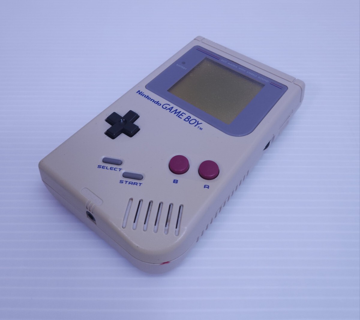 レトロゲーム 希少品 初代ゲームボーイ Nintendo GAMEBOY DMG-01 動作未確認 (H-123)の画像3