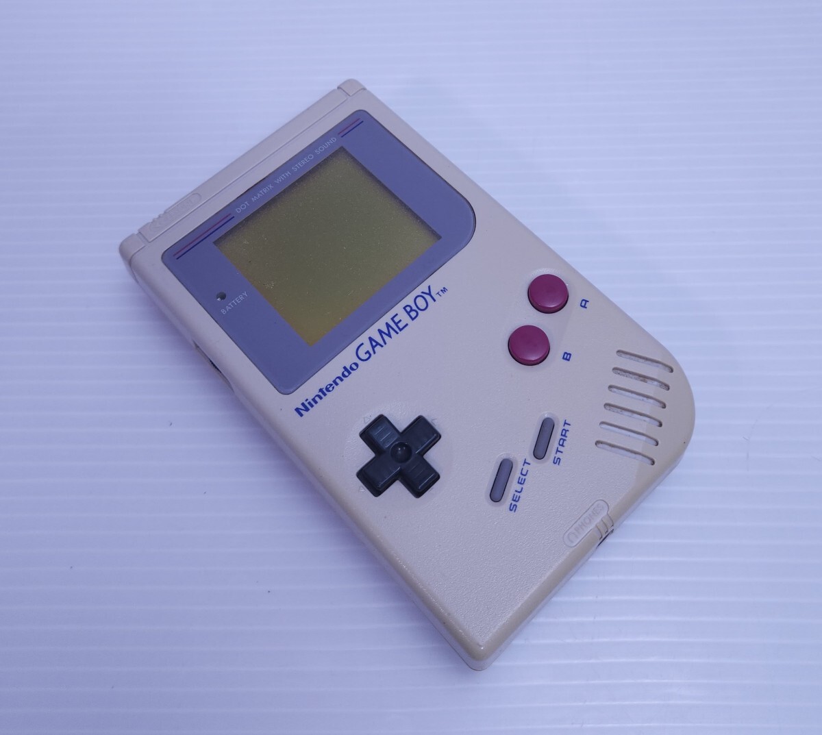 レトロゲーム 希少品 初代ゲームボーイ Nintendo GAMEBOY DMG-01 動作未確認 (H-123)の画像2