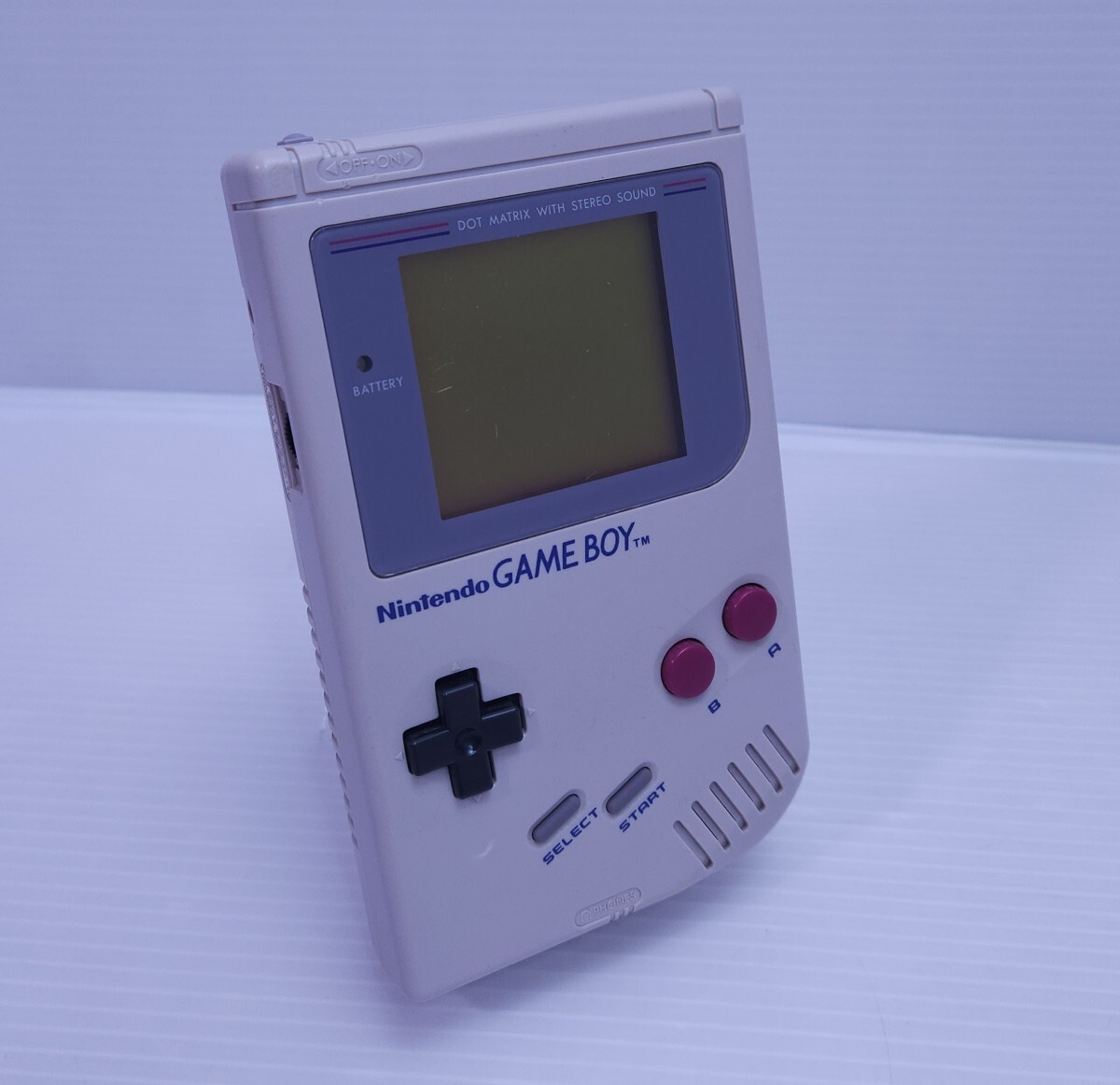 レトロゲーム 希少品 初代ゲームボーイ Nintendo GAMEBOY DMG-01 パワー確認済み 動作未確認 (H-100)の画像1